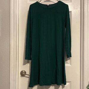 Old Navy Jersey Swing Dress Green